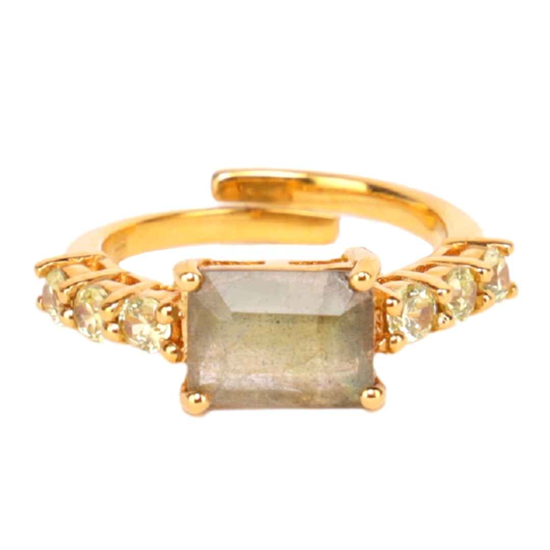 Milky Quartz | Emerald Cut | Princess Ring | BuDhaGirl