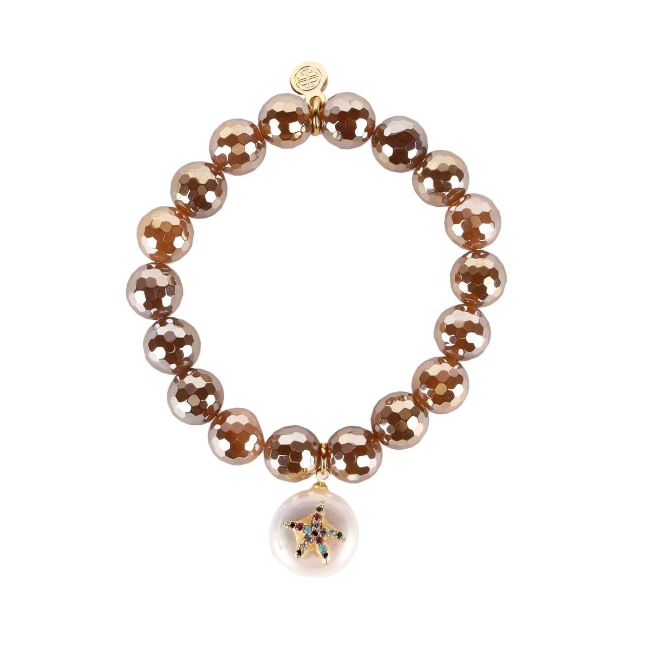 Pearl Mustique Bracelet - Taupe | BuDhaGirl