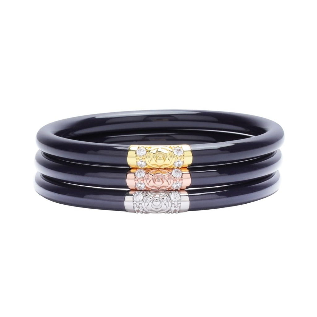 Navy - Three Kings All Weather Bangles | BuDhaGirl, Small