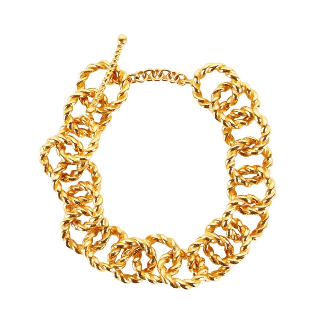 Gold-Dipped Brass Chain Odette Bracelet | BuDhaGirl