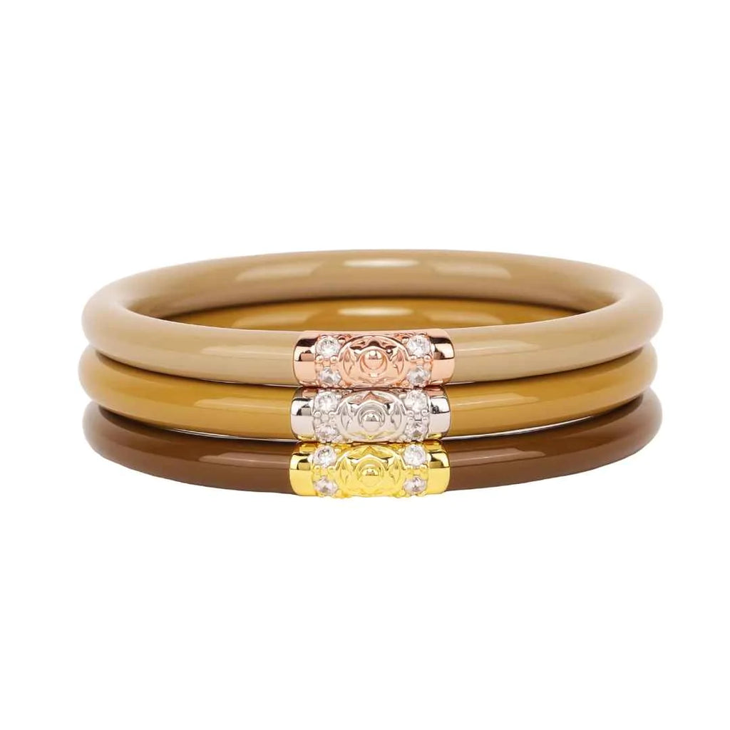 Gold Rush Stacking Bracelets Shiny And Fine Barm Buddha Girls Braceslet  With Silicone And Glitter Jelly Perfect Gift 315Y From Mjuik, $21.26